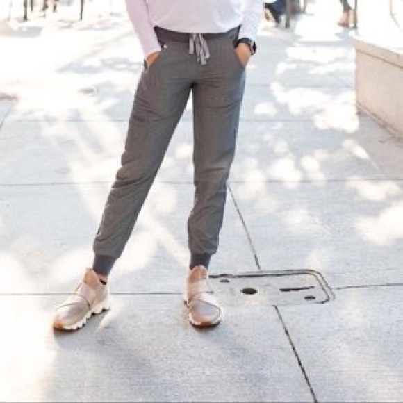 Figs Zamora Scub Jogger Pant Grey - Picture 5 of 7